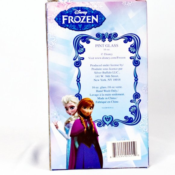 NEW ~ DISNEY ~ FROZEN ~ OLAF "CHILLIN" PINT GLASS - Picture 2 of 3